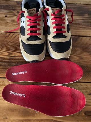 Saucony Jazz Beige/Nero Taglia 42 1/2
