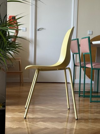 Set 4 Sillas Comedor Verde Oliva