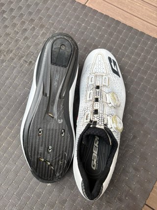 Zapatillas Ciclismo Carretera BOA Blancas