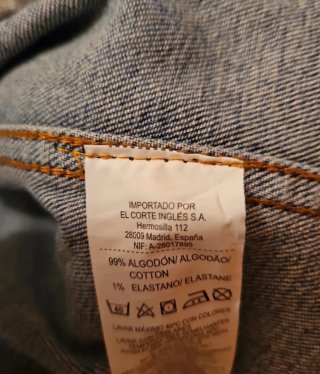Chaqueta Vaquera Hombre Talla 52-54