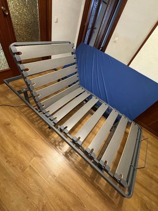 Cama articulada con colchón visco sanitario