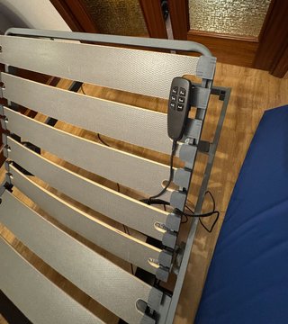 Cama articulada con colchón visco sanitario
