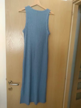 Abito lungo donna blu