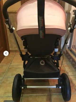 Carrito Bugaboo Cameleon3 Rosa y Gris