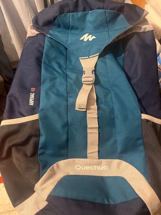 Mochila Quechua Arpenaz 40L Azul/Verde