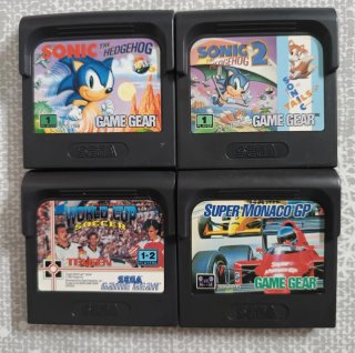Lote 4 Juegos Sega Game Gear