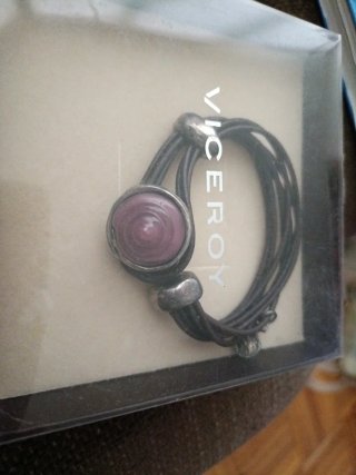 Pulsera Viceroy Negra y Rosa
