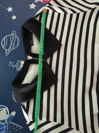Camiseta rayas cuello Peter Pan Talla M