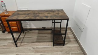 Mesa escritorio madera y metal