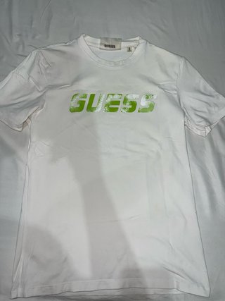 Camiseta Guess Ryley/Sly Blanca Talla S