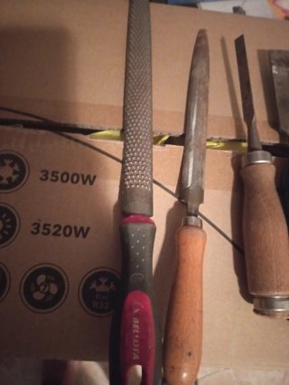 Herramientas de carpintería variadas