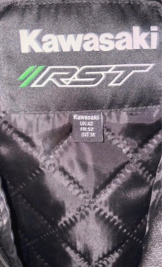 Chaqueta Kawasaki Negra y Verde