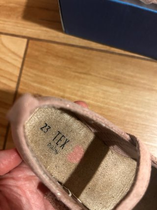 Zapato Niña Talla 23 Rosa Brillante