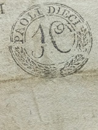 Repubblica Romana 10 Paoli  periodo 1798/1799 BB+