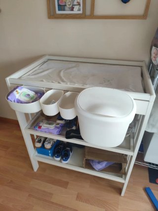 Cambiador Bebé Blanco Ikea
