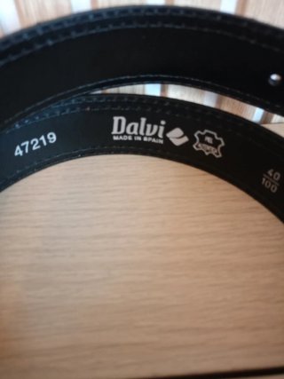 Cinturón de ante azul Dolvi