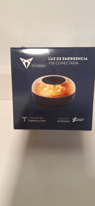 Baliza de emergencia V16 conectada