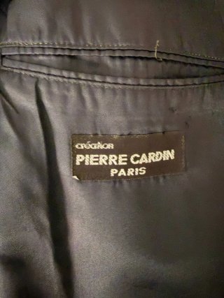 Blazer vintage negro Pierre Cardin