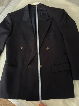 Blazer vintage negro Pierre Cardin