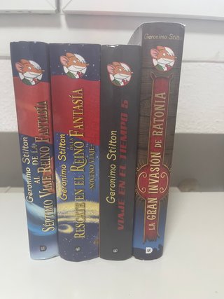 LIBROS GERONIMO STILTON TAPA DURA