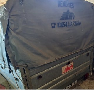 Remolque para coche con matricula