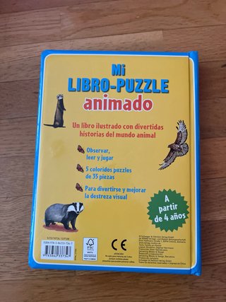 Mi libro-puzzle animado Un libro ilustrado con ...