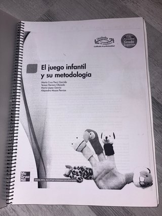 Libro El juego infantil y su metodología