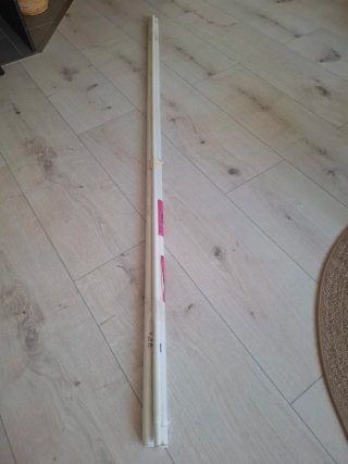 Barras cortina Ikea blancas HUGAD y RÄCKA