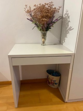 Escritorio IKEA individual blanco