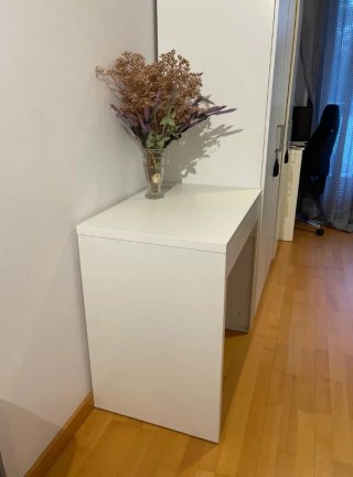Escritorio IKEA individual blanco