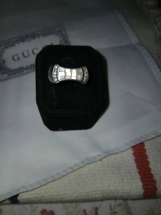 Anillo Plata Nacar y Circonitas