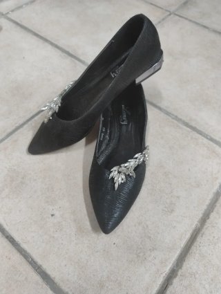 Ballerine LoverY Nere con Strass Tg. 38