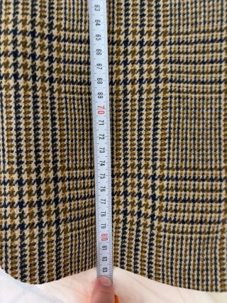 Chaqueta cuadros marrón y verde