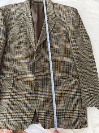 Chaqueta cuadros marrón y verde