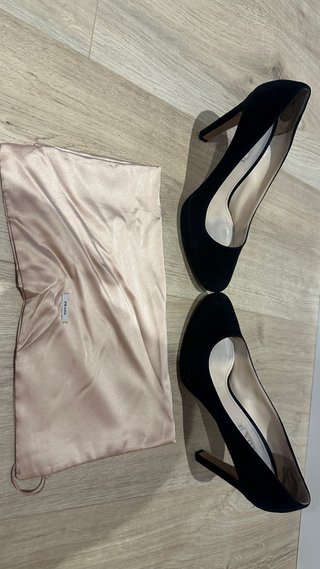 Stivali Prada Camoscio Nero Taglia 40