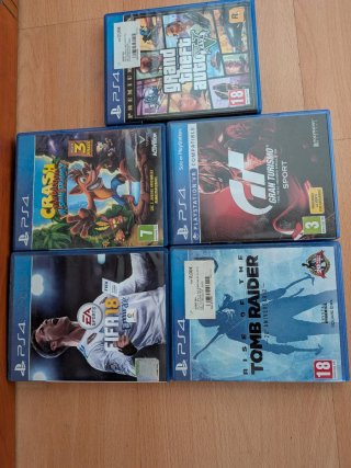 Pack Juegos PS4: GTA V, Crash, Gran Turismo, FIFA