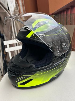 Casco Moto HJC CL-Y Niño Negro/Verde