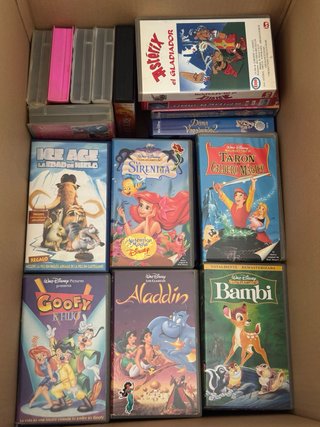 Lote Películas VHS Disney Clásicos