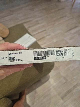 2 Baldas Bergshult IKEA + 4 Soportes Madera