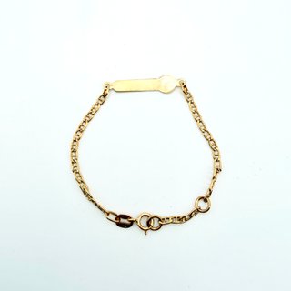 Esclava Niño de oro de 18k, 1.69 g, 14.5 cm.