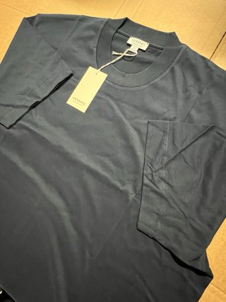T-shirt Sunspel XL Azul Marinho