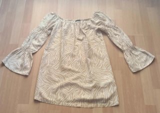 Vestido estampado ondas Bershka