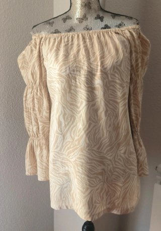 Vestido estampado ondas Bershka