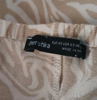 Vestido estampado ondas Bershka