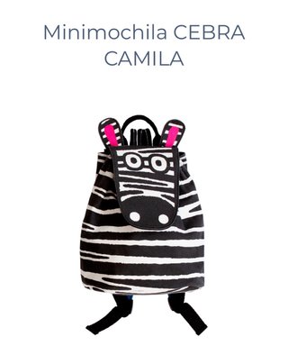 Mochila Cebra Camila Infantil