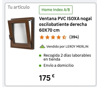 Ventana PVC