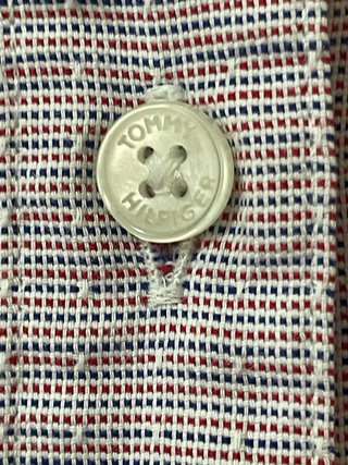 Camisa Tommy Hilfiger L Lila Hombre
