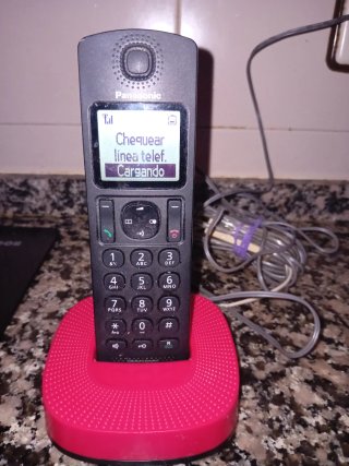 Teléfono Inalámbrico Panasonic Negro