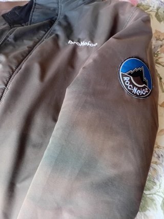 Anorak Roc Neige Negro/Marrón