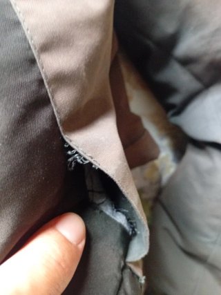 Anorak Roc Neige Negro/Marrón
